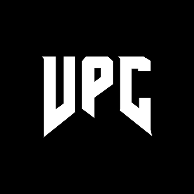 Diseño de logotipo de letra VPC para una empresa de tecnología Diseño del logotipo VPC combinación de colores blanco y negro Logotipo VPC Vector Diseño VPC Icono VPC Alfabeto VPC Tipo de diseño del logotipo