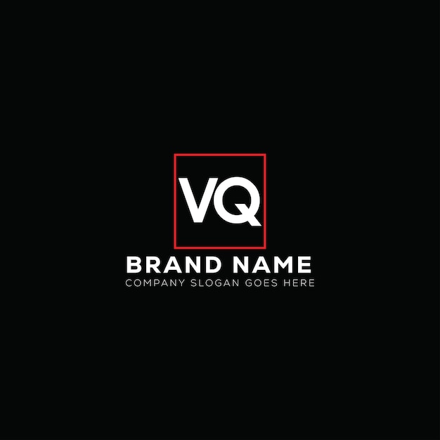 Diseño del logotipo de la letra VQ plantilla vectorial del logotipo del monograma de negocios y bienes raíces VQ