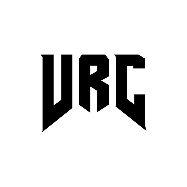 Diseño de logotipo de letra VRC para una empresa de tecnología Diseño de Logotipo VRC Combinación de colores blanco y negro Logo VRC Vector VRC Diseño de icono VRC Alfabeto VRC Tipo de diseño de logotipo VRC