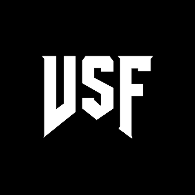 Diseño de logotipo de letra VSF para una empresa de tecnología Diseño de Logotipo VSF combinación de colores blanco y negro VSF logotipo VSF vector VSF diseño VSF icono VSF alfabeto VSF tipografía diseño de logotipo