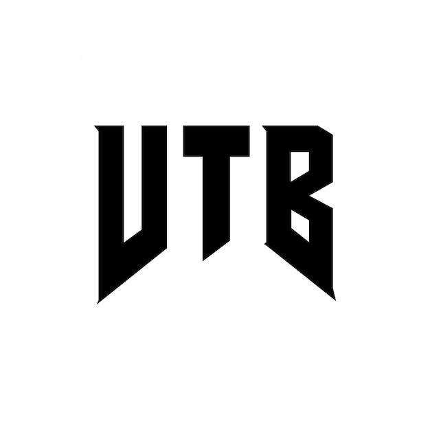 Diseño de logotipo de letra VTB para una empresa de tecnología Diseño de Logotipo VTB combinación de colores blanco y negro VTB logotipo VTB vector VTB diseño icono VTB alfabeto VTB tipografía diseño de logotipo