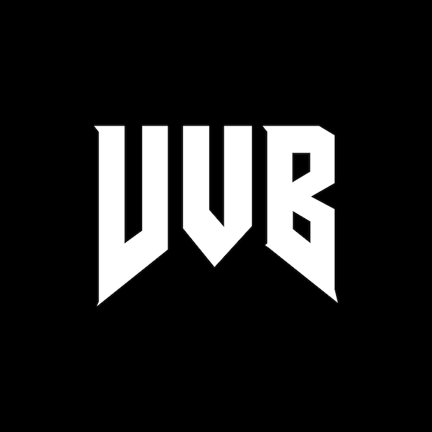 Diseño de logotipo de letra VVB para una empresa de tecnología Diseño del logotipo VVB Combinación de colores blanco y negro Logo VVB Vector VVB Diseño del icono VVB Alfabeto VVB Tipo de diseño del logotipo