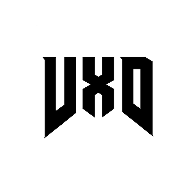 Diseño de logotipo de letra VXD para una empresa de tecnología Diseño del logotipo VXD combinación de colores blanco y negro Logotipo VXD vector VXD diseño Icon VXD alfabeto VXD tipografía diseño del logotipo