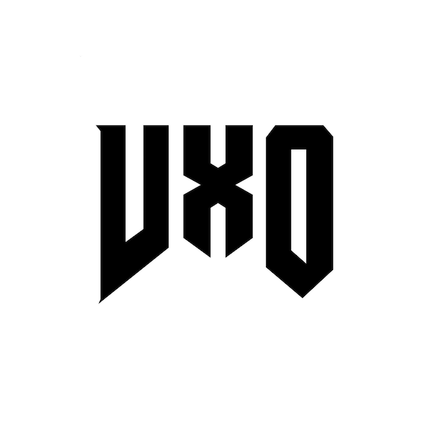 Diseño de logotipo de letra VXO para una empresa de tecnología Diseño del logotipo VXO combinación de colores blanco y negro VXO logo VXO vector VXO diseño icono VXO alfabeto VXO tipografía diseño del logotipo
