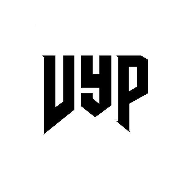 Diseño de logotipo de letra VYP para una empresa de tecnología VYP diseño de logotipo combinación de colores blanco y negro VYP logotipo VYP vector VYP diseño VYP icono VYP alfabeto VYP tipografía diseño del logotipo