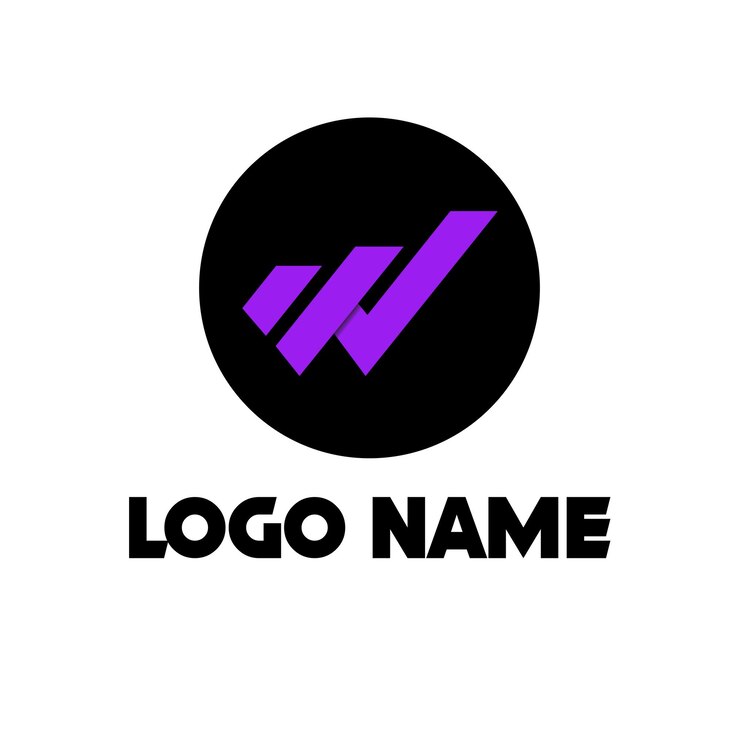 diseño de logotipo de letra w