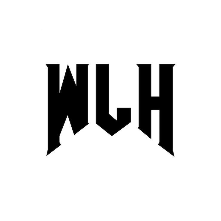 Vector diseño de logotipo de letra wlh para una empresa de tecnología diseño del logotipo wlh combinación de colores blanco y negro wlh logo wlh vector wlh diseño wlh icono wlh alfabeto wlh tipografía diseño del logotipo