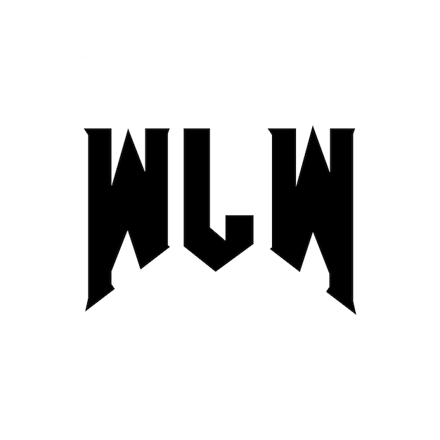 Diseño de logotipo de letra WLW para una empresa de tecnología Diseño del logotipo WLW combinación de colores blanco y negro WLW logo WLW vector WLW diseño WLW icono WLW alfabeto WLW tipografía diseño del logotipo