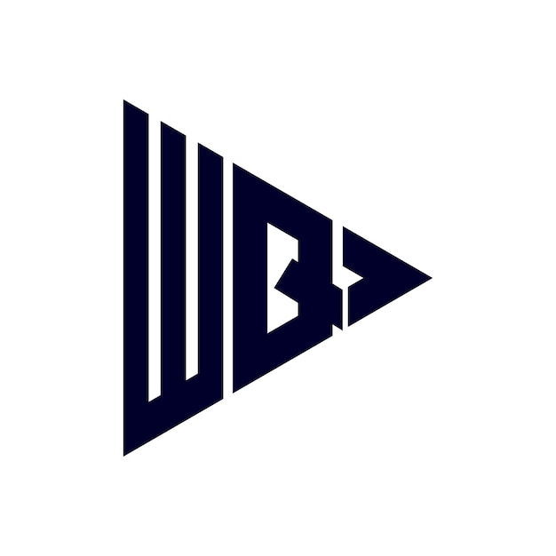 Diseño del logotipo de la letra wq