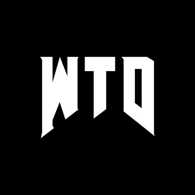 Diseño de logotipo de letra WTD para una empresa de tecnología Diseño del logotipo WTD combinación de colores blanco y negro Logotipo WTD vector diseño WTD icono WTD alfabeto WTD tipografía diseño del logotipo