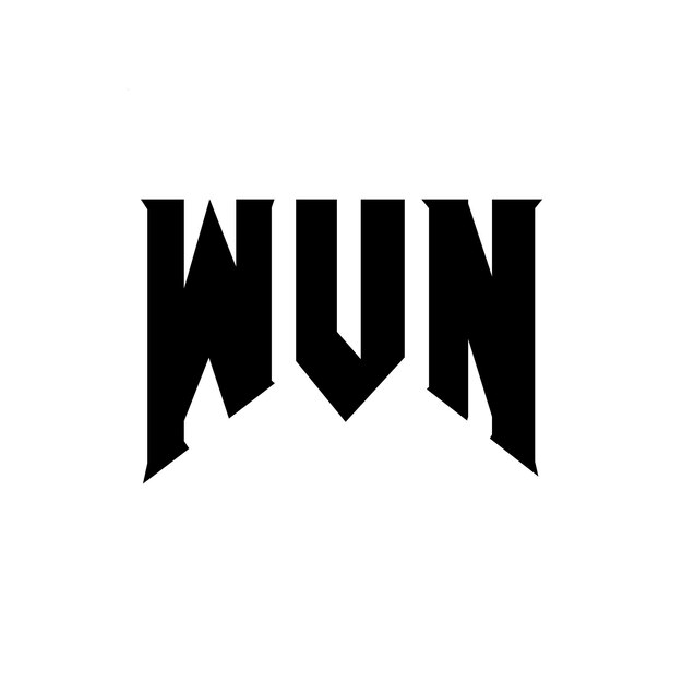 Diseño de logotipo de letra WVN para una empresa de tecnología Diseño del logotipo WVN combinación de colores blanco y negro WVN diseño del logotipo del vector WVN Diseño del icono WVN Alfabeto WVN Logotipo del logotipo