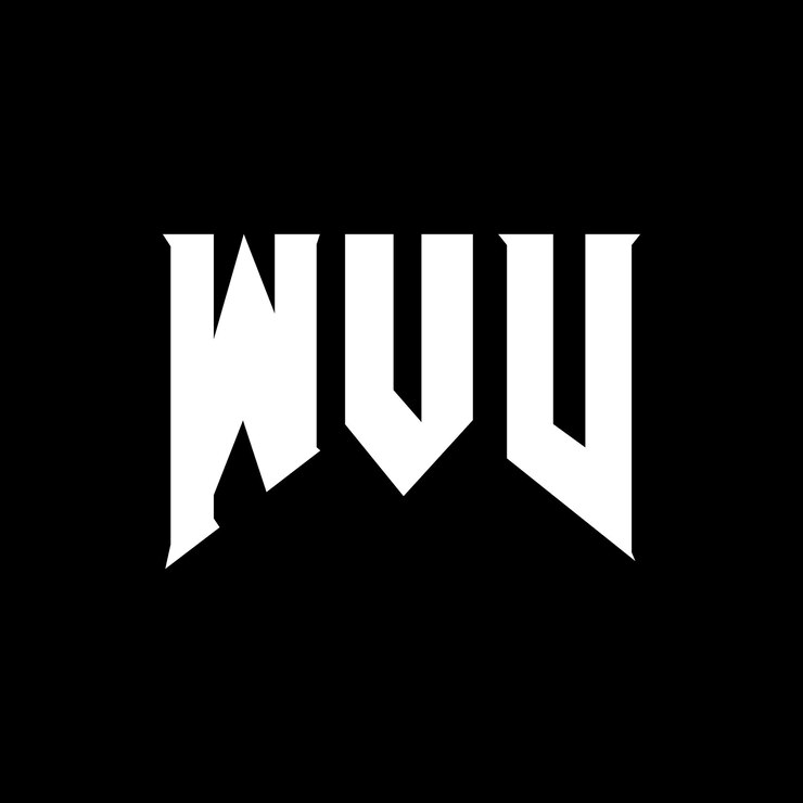 Vector diseño de logotipo de letra wvv para una empresa de tecnología diseño del logotipo wvv combinación de colores blanco y negro wvv vector wvv diseño icono wvv alfabeto wvv tipografía diseño del logotipo