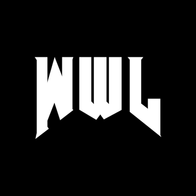 Diseño de logotipo de letra WWL para una empresa de tecnología Diseño del logotipo WWL combinación de colores blanco y negro Logotipo WWL vector diseño WWL icono WWL alfabeto diseño del logotipo de tipografía WWL
