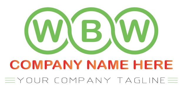 Diseño de logotipo de letra WWW