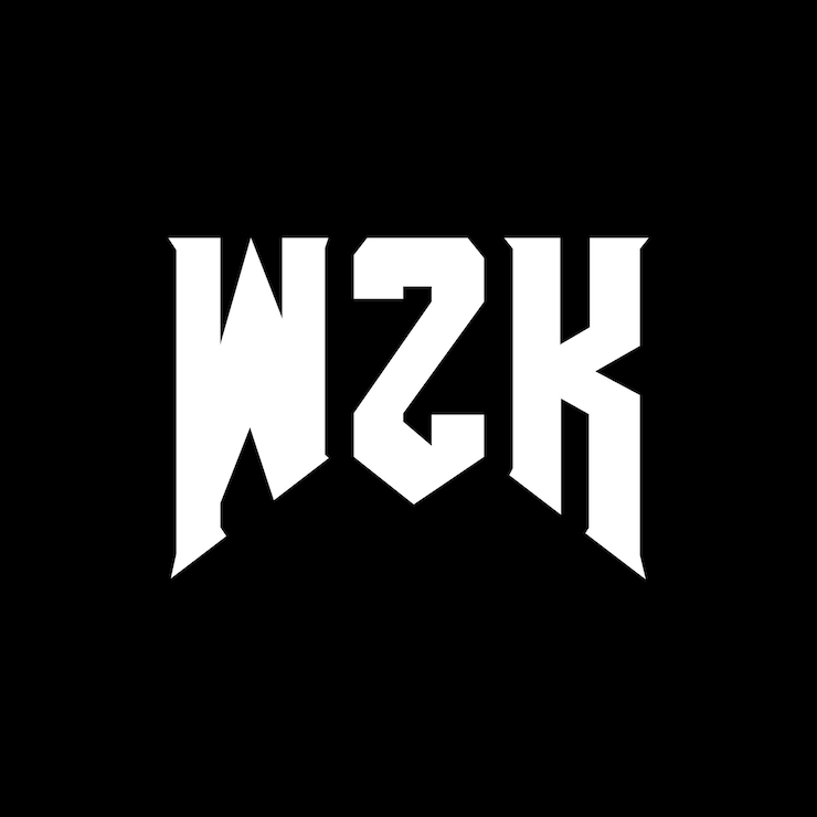 Vector diseño de logotipo de letra wzk para una empresa de tecnología diseño de logotipo wzk combinación de colores blanco y negro logotipo w zk vector wzk diseño icono wzk alfabeto wzk tipografía diseño de logo