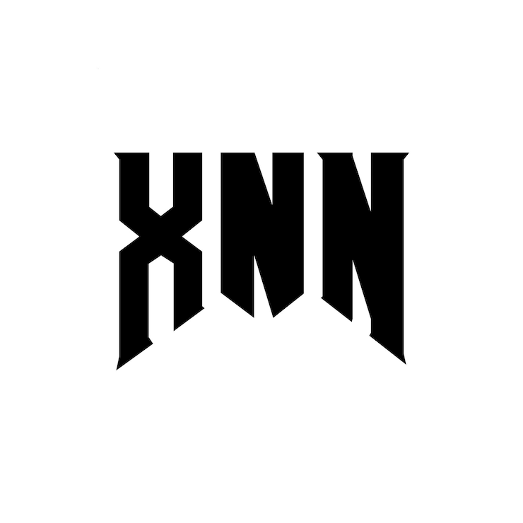Vector diseño de logotipo de letra x para la compañía de tecnología xnn diseño de logotipo combinación de colores blanco y negro xnn logotipo xnn vector xnn diseño xnn icono xnn alfabeto xnn tipografía diseño del logotipo