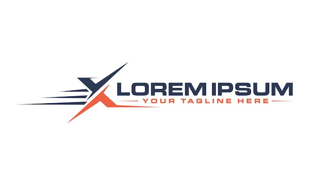 Diseño de logotipo de letra X Diseño de logotipo X único y profesional