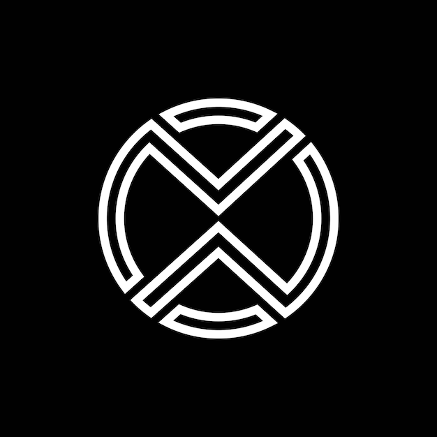Diseño de logotipo de letra X de marca corporativa premium creativa abstracta