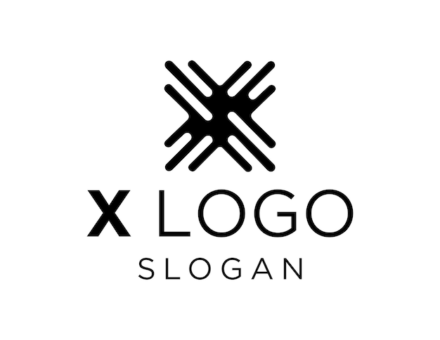 Diseño de logotipo de letra X