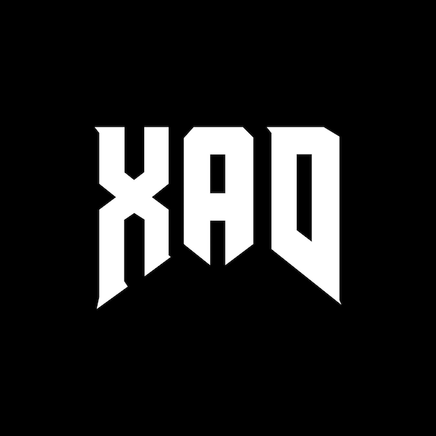 Diseño de logotipo de letra XAD para una empresa de tecnología Diseño de Logotipo XAD combinación de colores blanco y negro XAD logotipo XAD vector XAD diseño Icono XAD alfabeto XAD tipografía diseño de logotipo