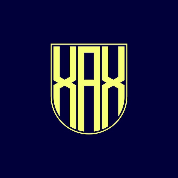 Diseño del logotipo de la letra xax