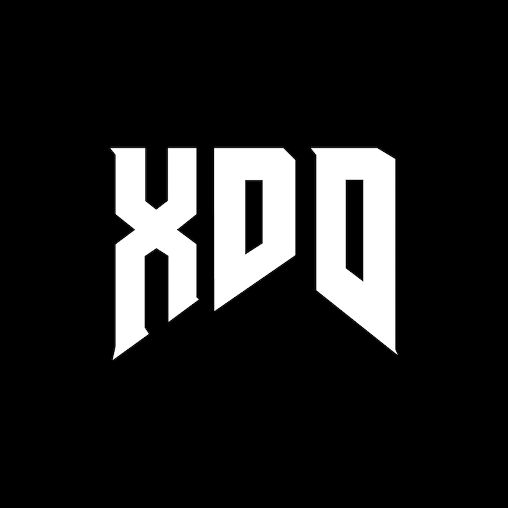 Vector diseño de logotipo de letra xdd para una empresa de tecnología diseño de logotipo xdd combinación de colores blanco y negro xdd logotipo xdd vector xdd diseño icono xdd alfabeto xdd tipografía diseño de logotipo