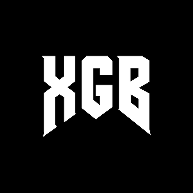 Diseño de logotipo de letra XGB para una empresa de tecnología Diseño de Logotipo XGB combinación de colores blanco y negro XGB logotipo XGB vector XGB diseño Icono XGB alfabeto XGB tipografía diseño de logotipo