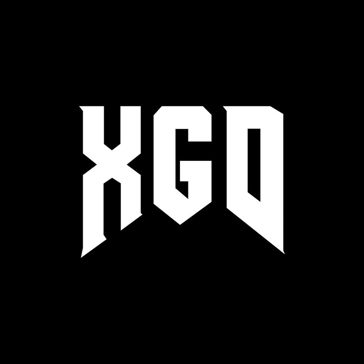 Vector diseño de logotipo de letra xgd para una empresa de tecnología diseño de logotipo xgd combinación de colores blanco y negro xgd logotipo vector xgd diseño xgd icono xgd alfabeto xgd tipografía diseño de logotipo