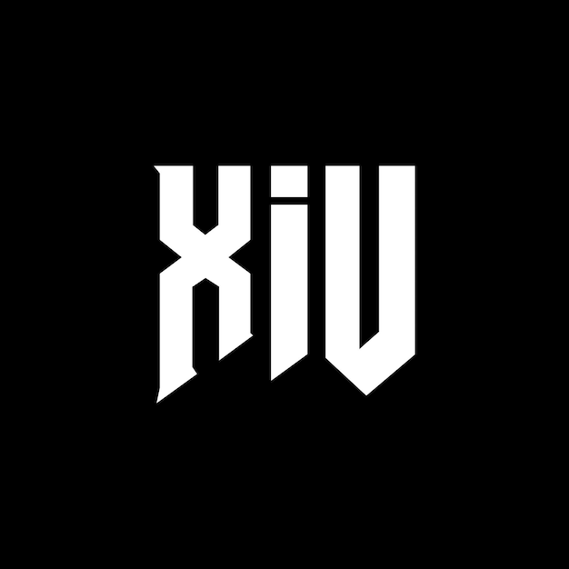 Diseño de logotipo de letra XIU para una empresa de tecnología XIU diseño de logotipo combinación de colores blanco y negro XIU logotipo XIU vector XIU diseño XIU icono XIU alfabeto XIU tipografía diseño de logotip
