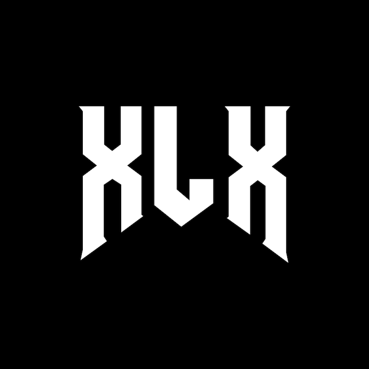 Vector diseño de logotipo de letra xlx para una empresa de tecnología diseño de logotipo xlx combinación de colores blanco y negro xlx logotipo xlx vector xlx diseño xlx icono xlx alfabeto xlx tipografía diseño de logotipo