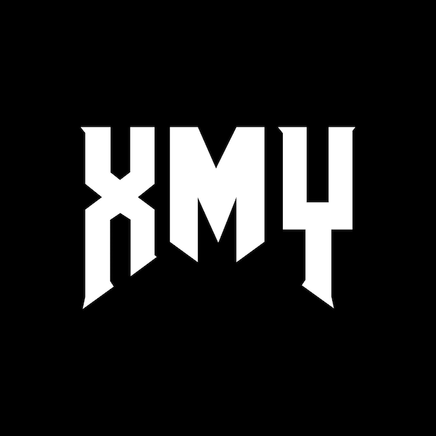 Diseño de logotipo de letra XMY para una empresa de tecnología Diseño del logotipo XMY combinación de colores blanco y negro XMY logo XMY vector XMY diseño Icono XMY alfabeto XMY tipografía diseño del logotipo
