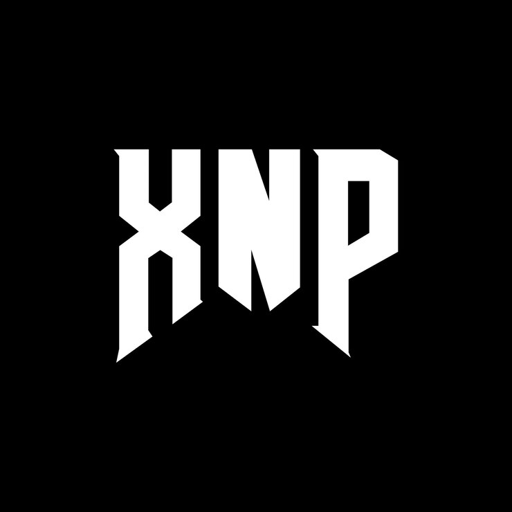 Vector diseño de logotipo de letra xnp para la compañía de tecnología xnp diseño de logotipo combinación de colores blanco y negro xnp logotipo xnp vector xnp diseño xnp icono xnp alfabeto xnp tipografía diseño del logotipo