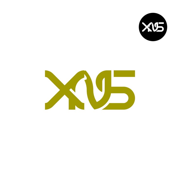 Vector diseño del logotipo de la letra xns monogram