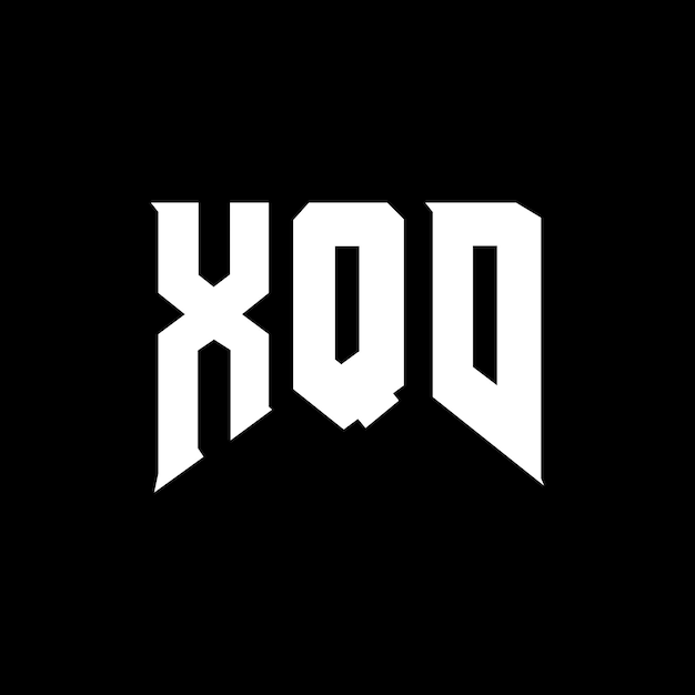Diseño de logotipo de letra XQD para una empresa de tecnología Diseño de Logotipo XQD combinación de colores blanco y negro XQD Logo XQD vector XQD diseño XQD icono XQD alfabeto XQD tipografía diseño de logotipo