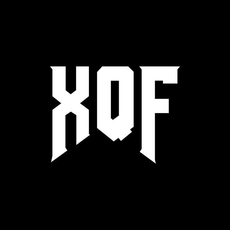 Vector diseño de logotipo de letra xqf para una empresa de tecnología diseño de logotipo xqf combinación de colores blanco y negro xqf logotipo x qf vector xqf diseño icono xqf alfabeto xqf tipografía diseño de logotipo