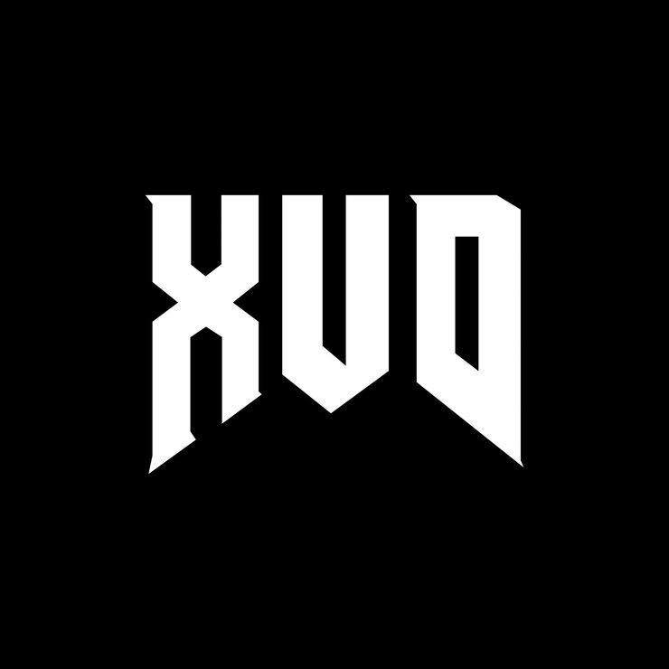 Vector diseño de logotipo de letra xud para una empresa de tecnología diseño del logotipo xud combinación de colores blanco y negro xud logotipo vector xud diseño del icono xud alfabeto xud tipografía diseño del logotipo