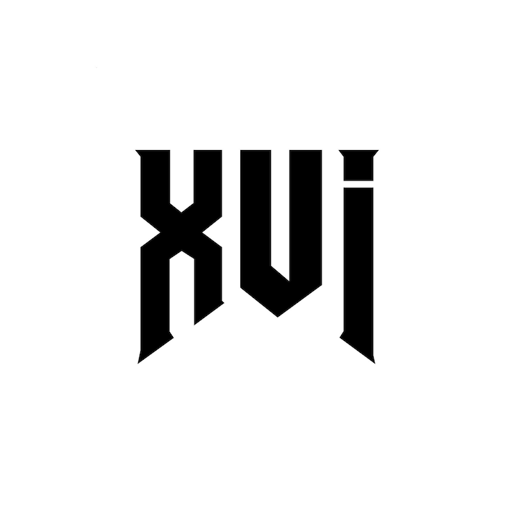 Vector diseño de logotipo de letra xui para la compañía de tecnología xui diseño de logotipo combinación de colores blanco y negro xui logotipo xui vector xui diseño del icono xui alfabeto xui tipografía diseño del logotipo