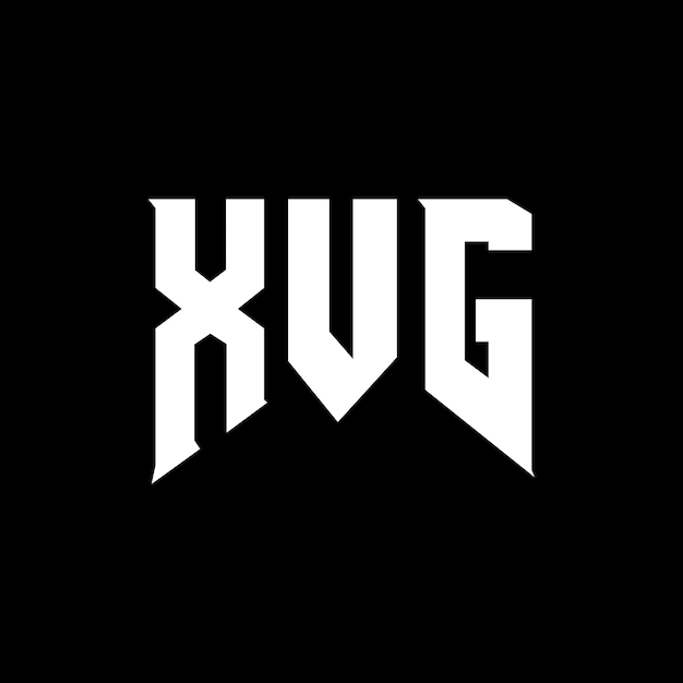 Diseño de logotipo de letra XVG para una empresa de tecnología Diseño del logotipo XVG combinación de colores blanco y negro Logo XVG Vector XVG Diseño del icono XVG Alfabeto XVG Tipografía diseño del logotipo