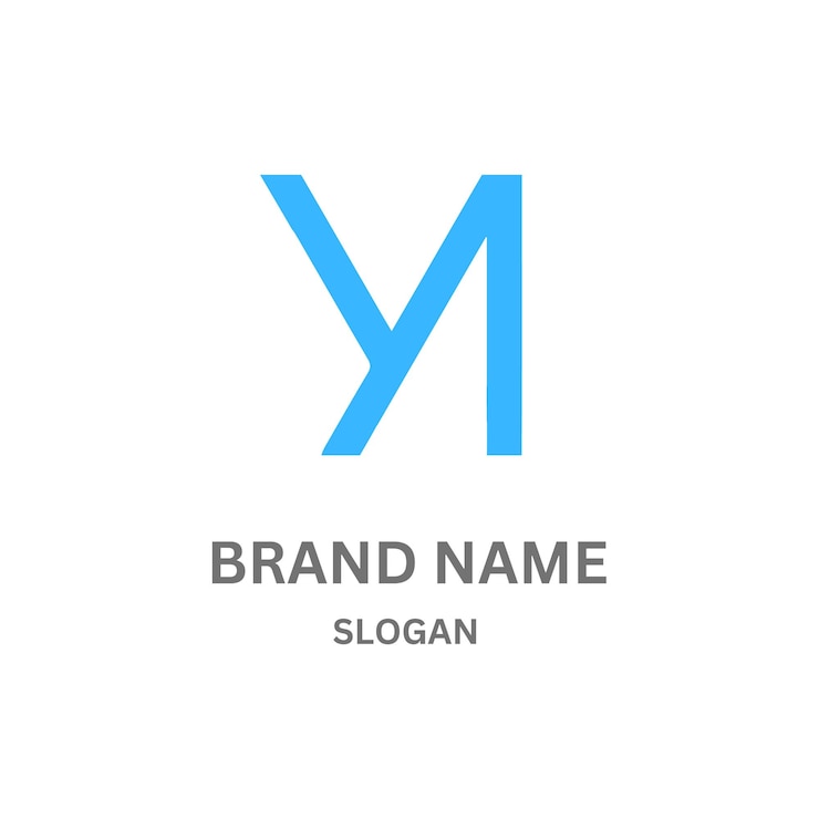 Vector el diseño del logotipo de la letra ya422
