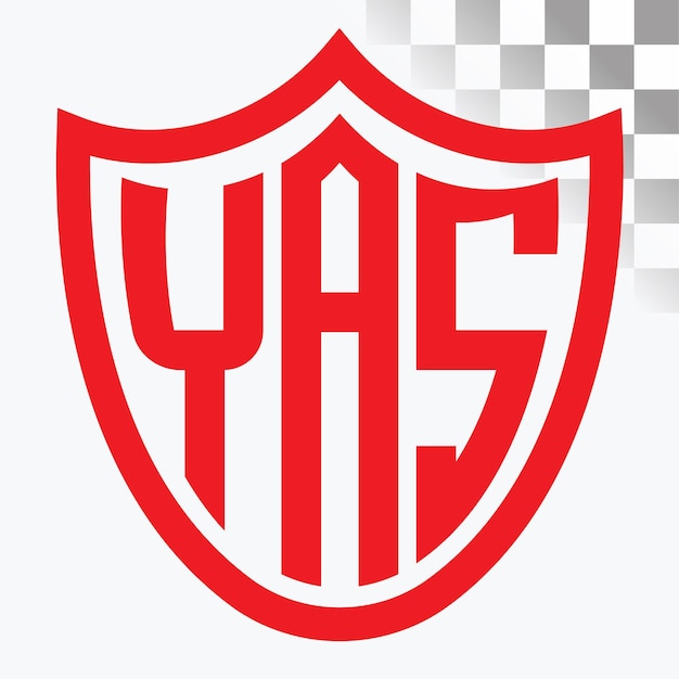 Diseño del logotipo de la letra YAS