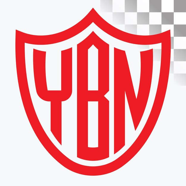 Diseño del logotipo de la letra YBN