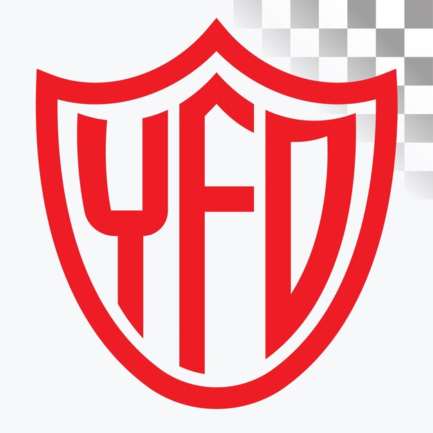 Diseño del logotipo de la letra YFD