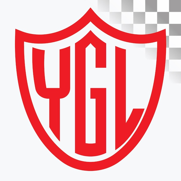 Diseño de logotipo de letra YGL