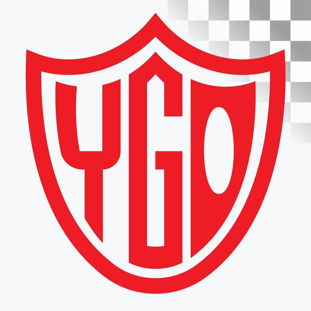 Diseño de logotipo de letra YGO