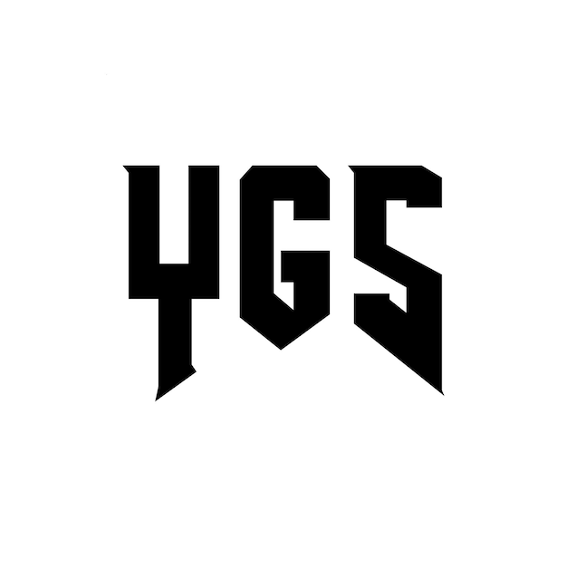 Diseño de logotipo de letra YGS para una empresa de tecnología Diseño de diseño de logotipo YGS combinación de colores blanco y negro Logotipo YGS vector YGS diseño Icono YGS alfabeto YGS tipografía Logotipo diseño