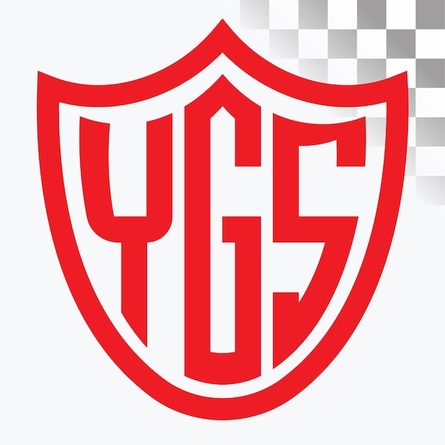 Diseño de logotipo de letra YGS