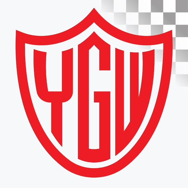 Diseño de logotipo de letra YGV