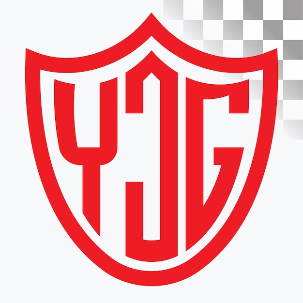 Diseño de logotipo de letra YJG