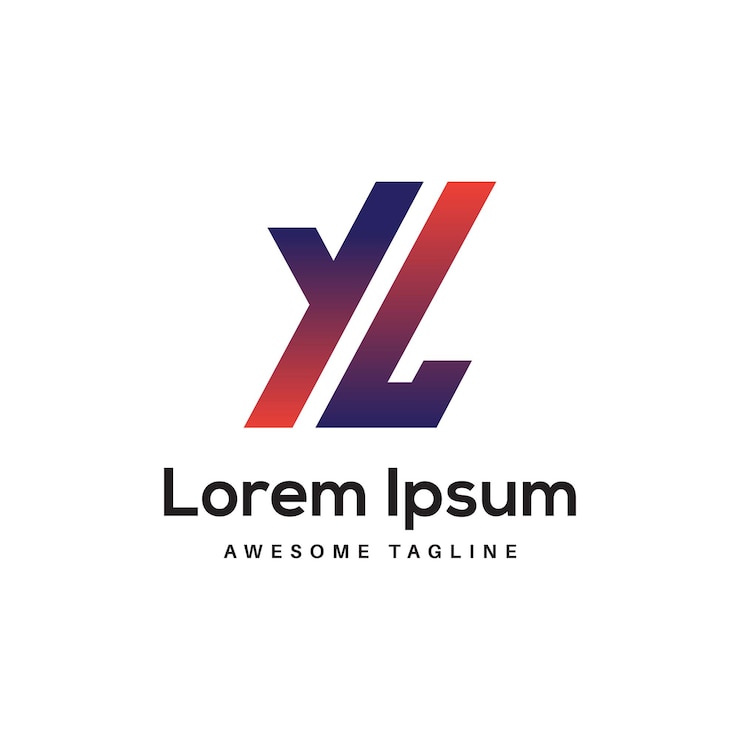 Vector diseño de logotipo de letra yl icono gratis por rahim stock designer