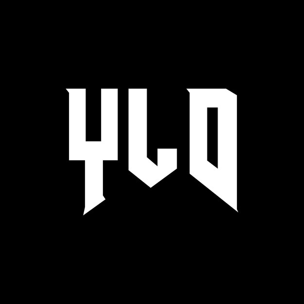 Diseño de logotipo de letra YLD para una empresa de tecnología Diseño de diseño de logotipo YLD combinación de colores blanco y negro Diseño vectorial YLD Diseño YLD Icono YLD Alfabeto YLD Tipo de logotipo Diseño